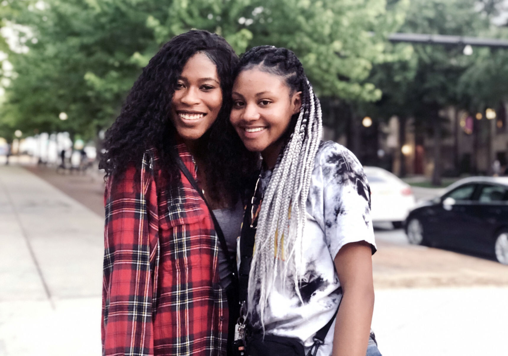 Jessica Ayite, 18, and Tamiya Smith, 18, Madison